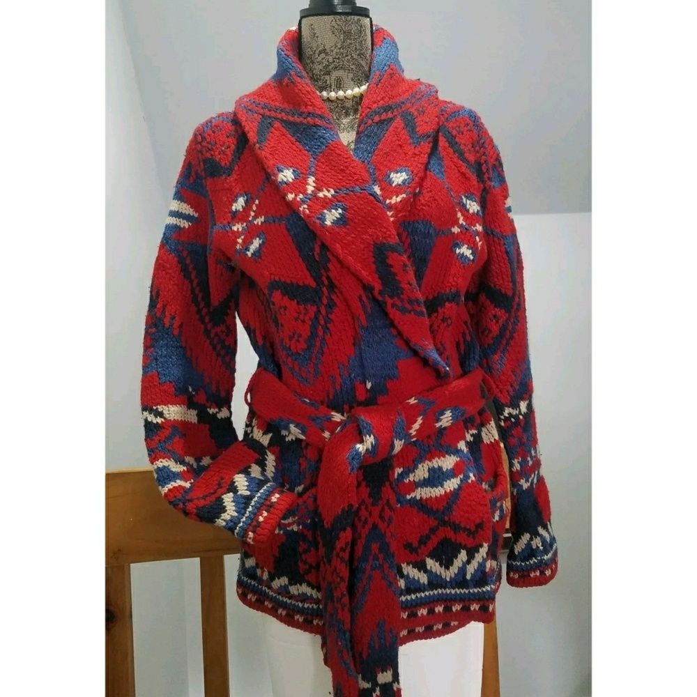 ☆SOLD☆ Ralph Lauren Shawl Collar Cardigan Sweater - Picture 4 of 8